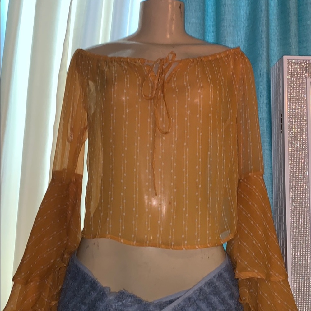 Sheer blouse